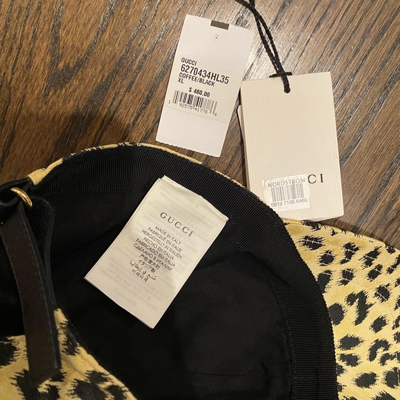 GUCCI | 2020 leopard & maroon hat - Picture 5 of 6